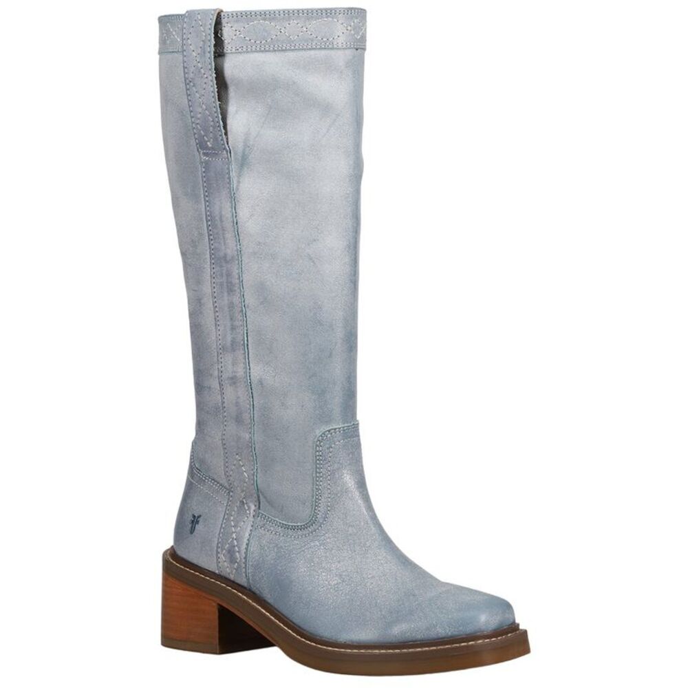 Frye Kate Pull On Leather Boot, Blue